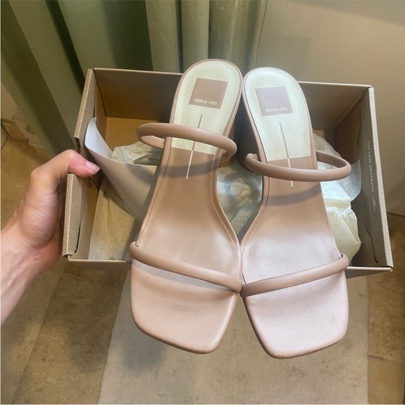 Dolce Vita Nude Heels - Picture 2 of 4